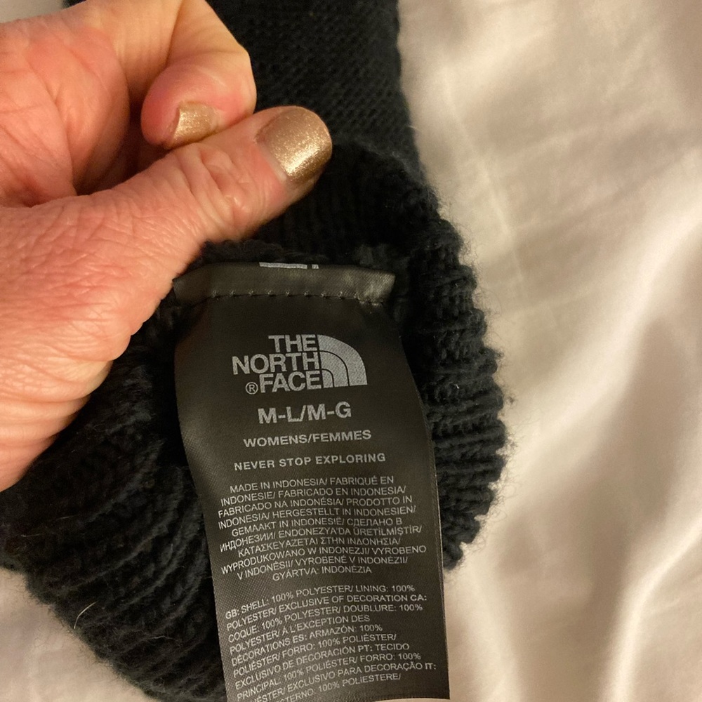 The North Face fleece lined mittens - Picture 3 of 3